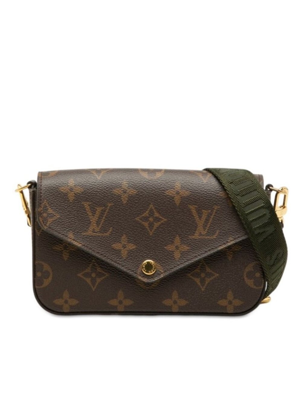 Louis Vuitton Monogram Multi Pochette Felicie Crossbody Shoulder Bag Brown